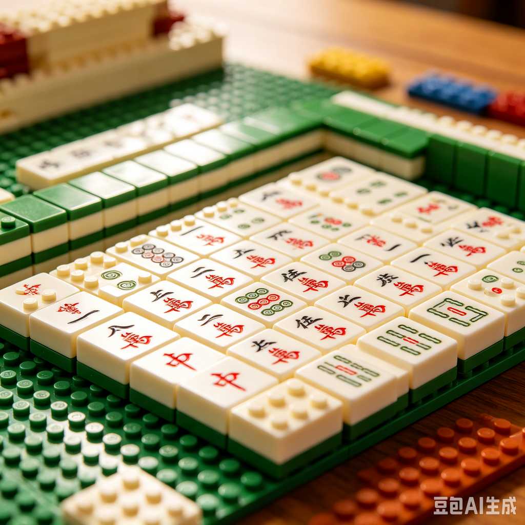 two tone mahjong set design