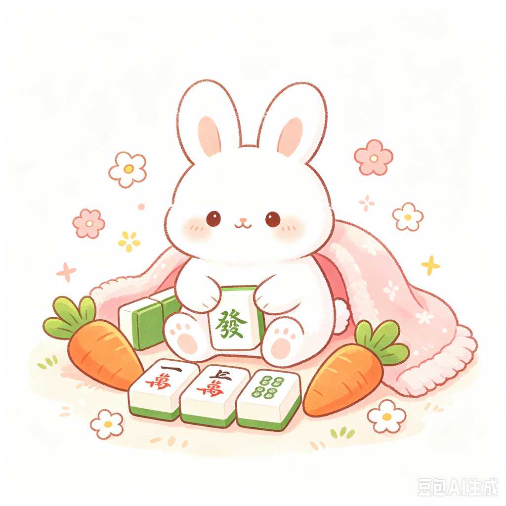 saturated color mahjong set print