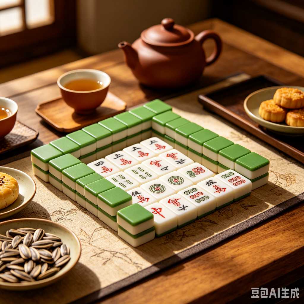 classic text mahjong set